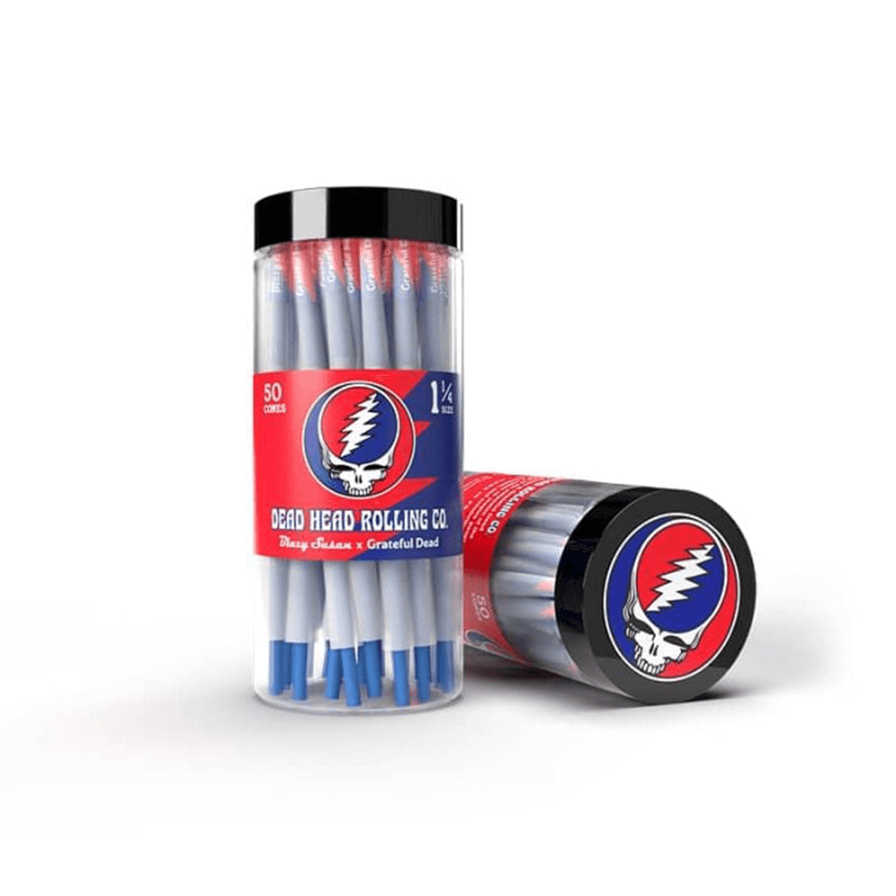 Blazy Susan Grateful Dead Cones – 50-Cone Jar | 1¼”