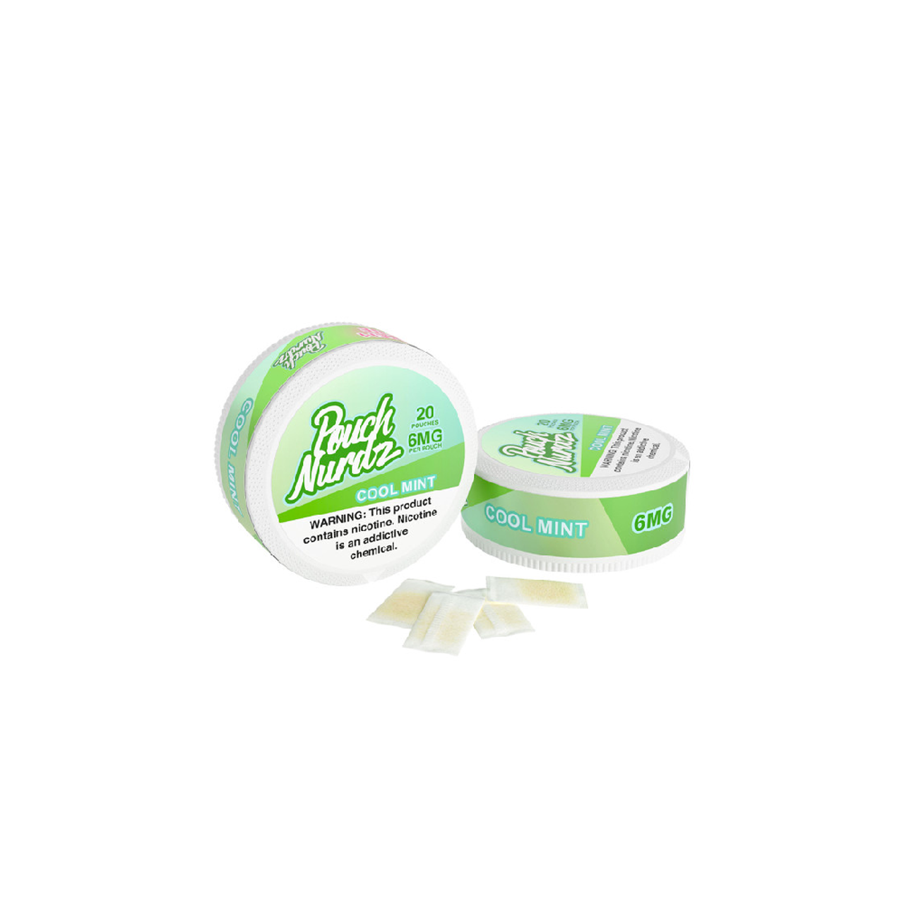Pouch Nurdz Nicotine Pouch (20pc Can)(5pc Display) Cool Mint