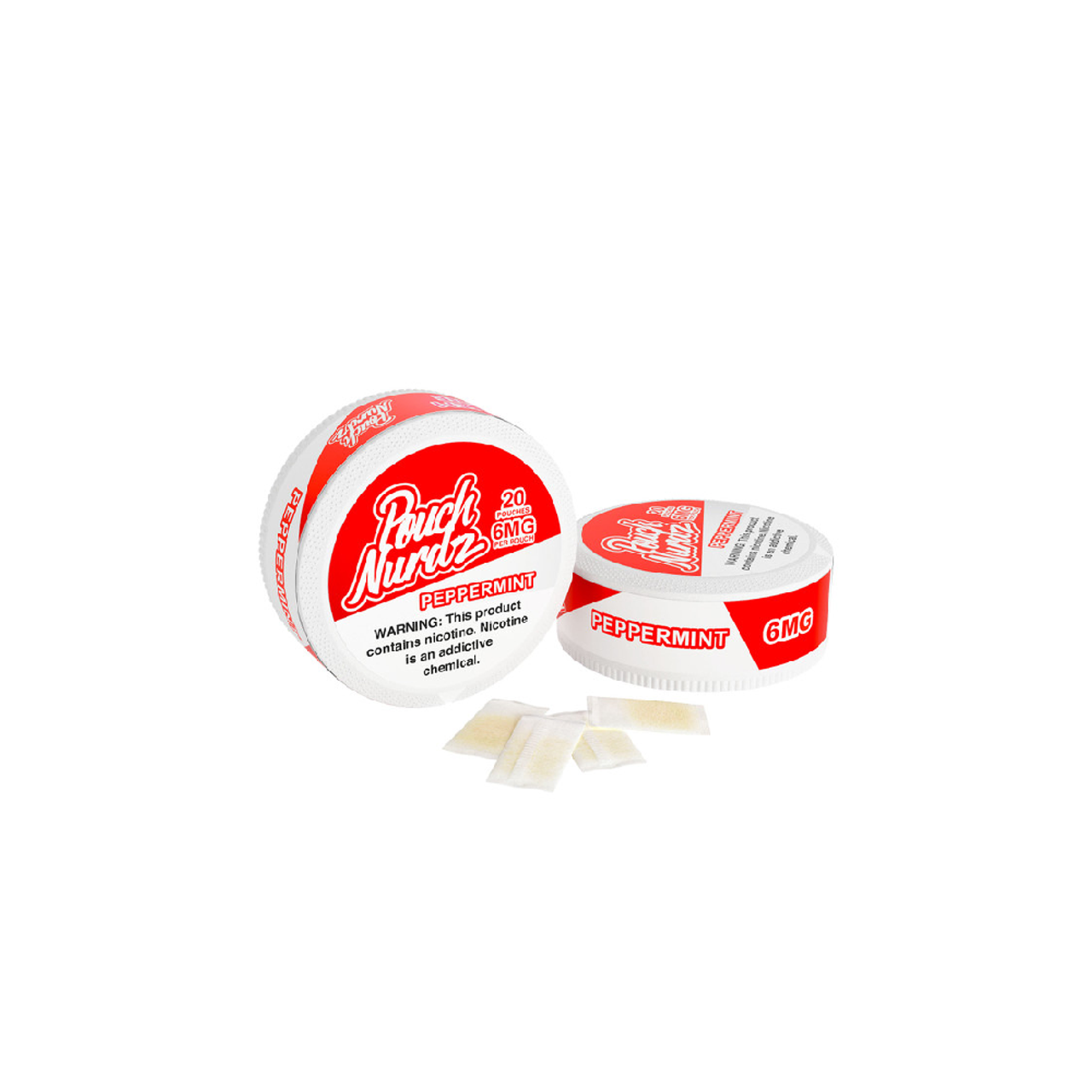 Pouch Nurdz Nicotine Pouch (20pc Can)(5pc Display) Peppermint