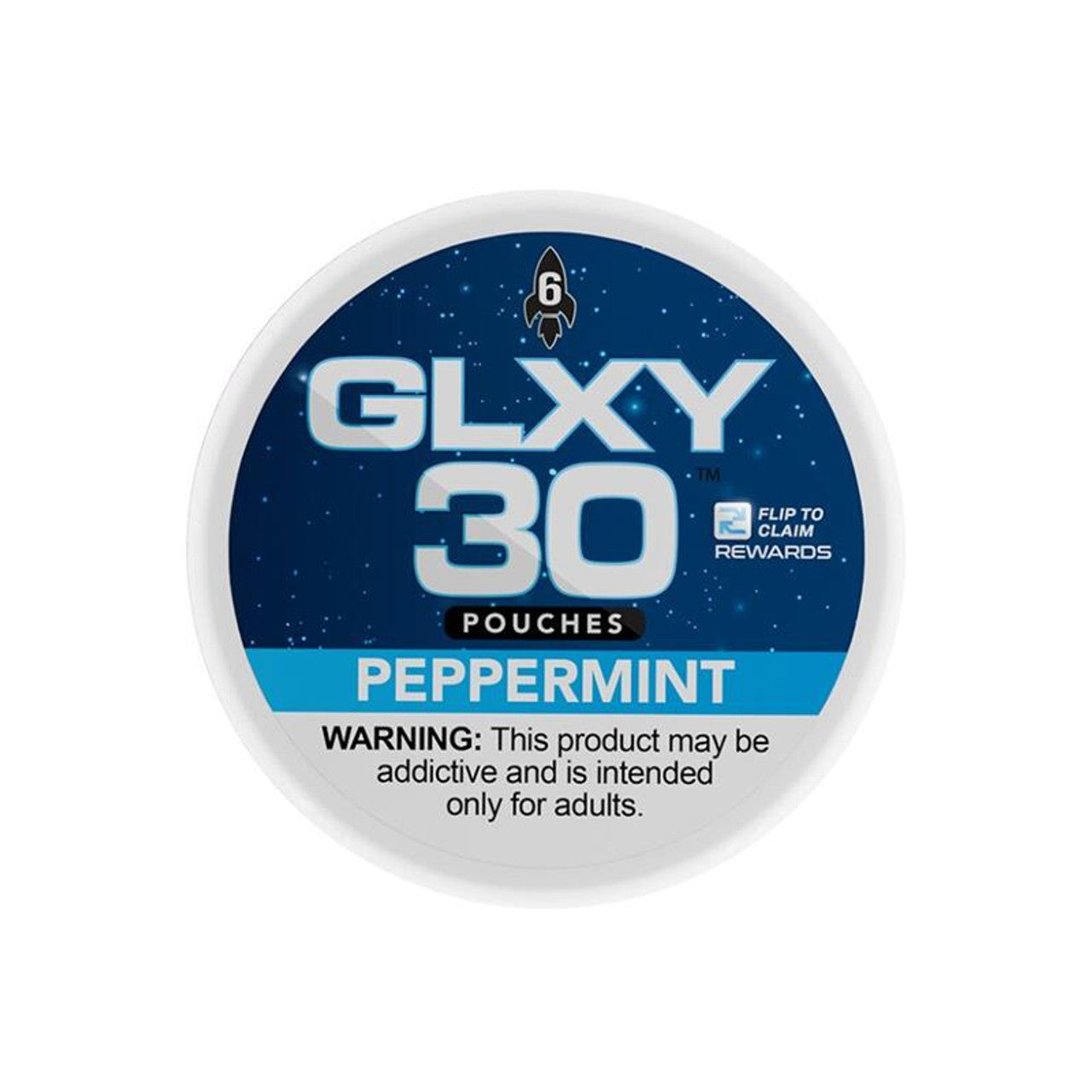 GLXY (DSPLY 5pc)(Nic Pouch)(30ct Can)(SAS) Peppermint