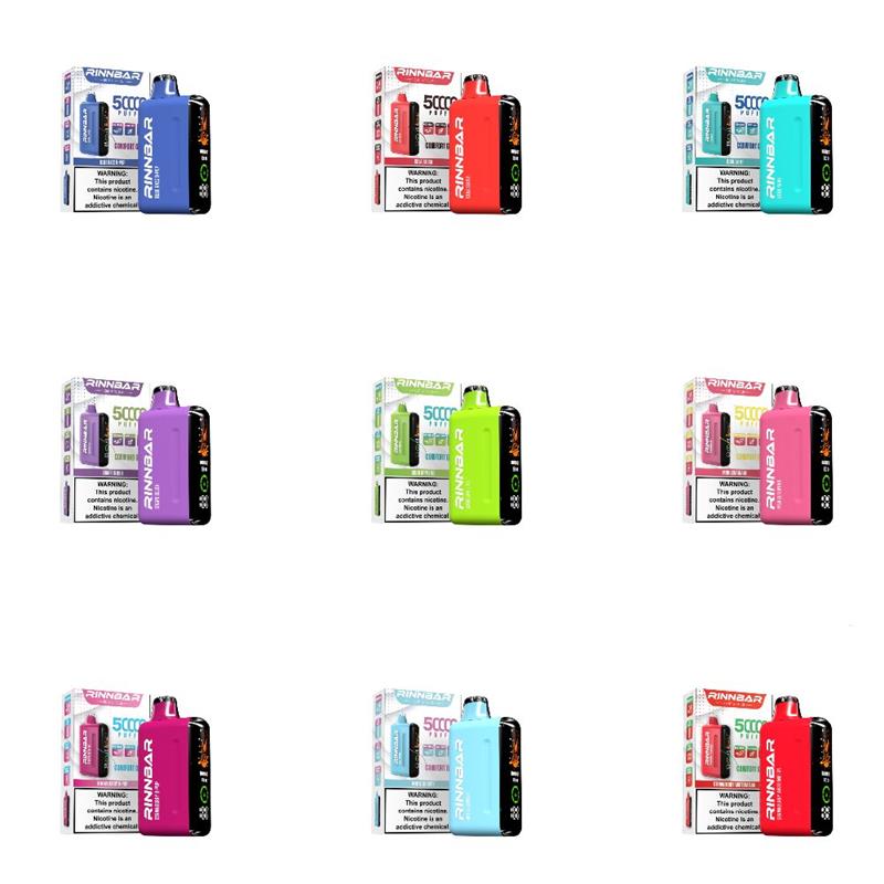 Rinn Bar 50K Disposable - Group Photo with Packaging