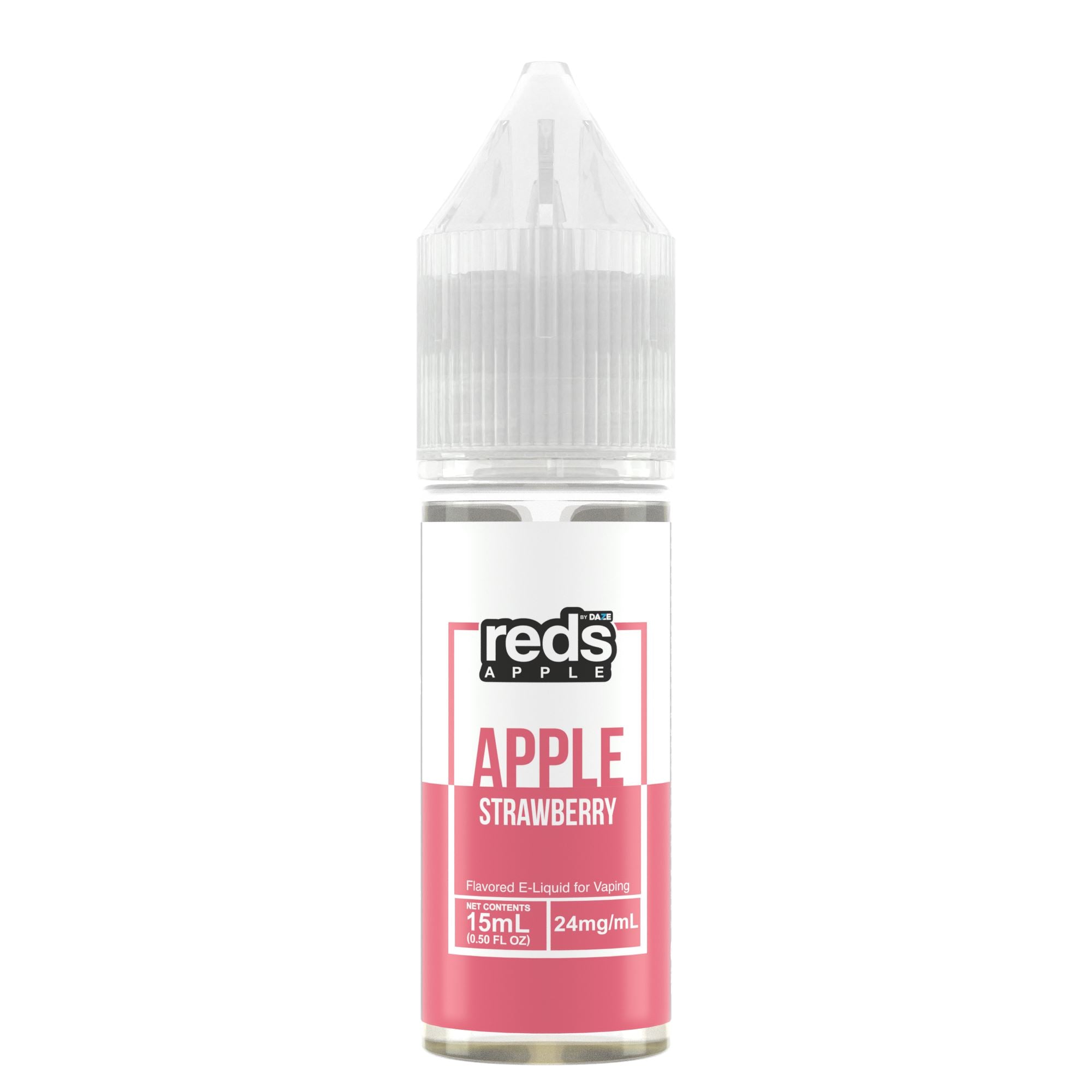 7Daze Reds Salt Series E-Liquid 15mL (Salt Nic) strawberry bottle