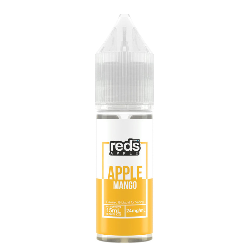 7Daze Reds Salt Series E-Liquid 15mL (Salt Nic) mango bottle