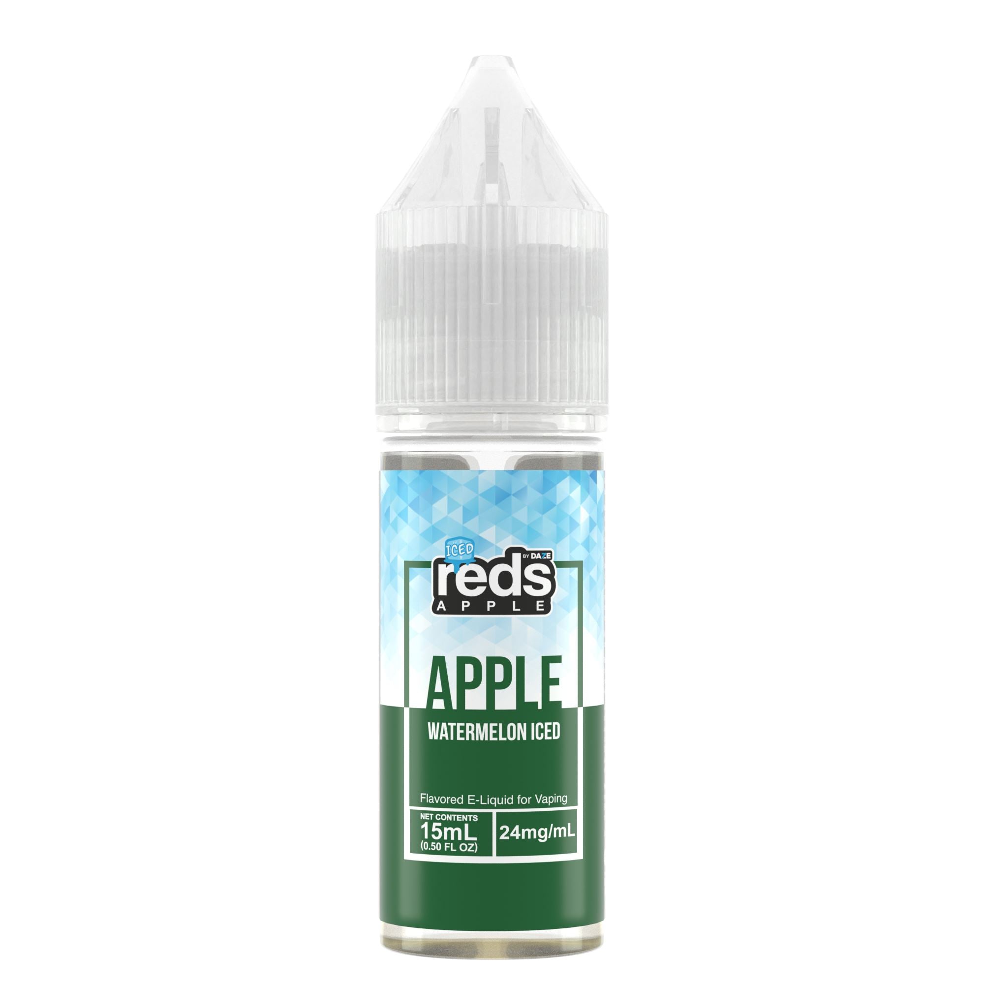 7Daze Reds Salt Series E-Liquid 15mL (Salt Nic) watermelon iced bottle