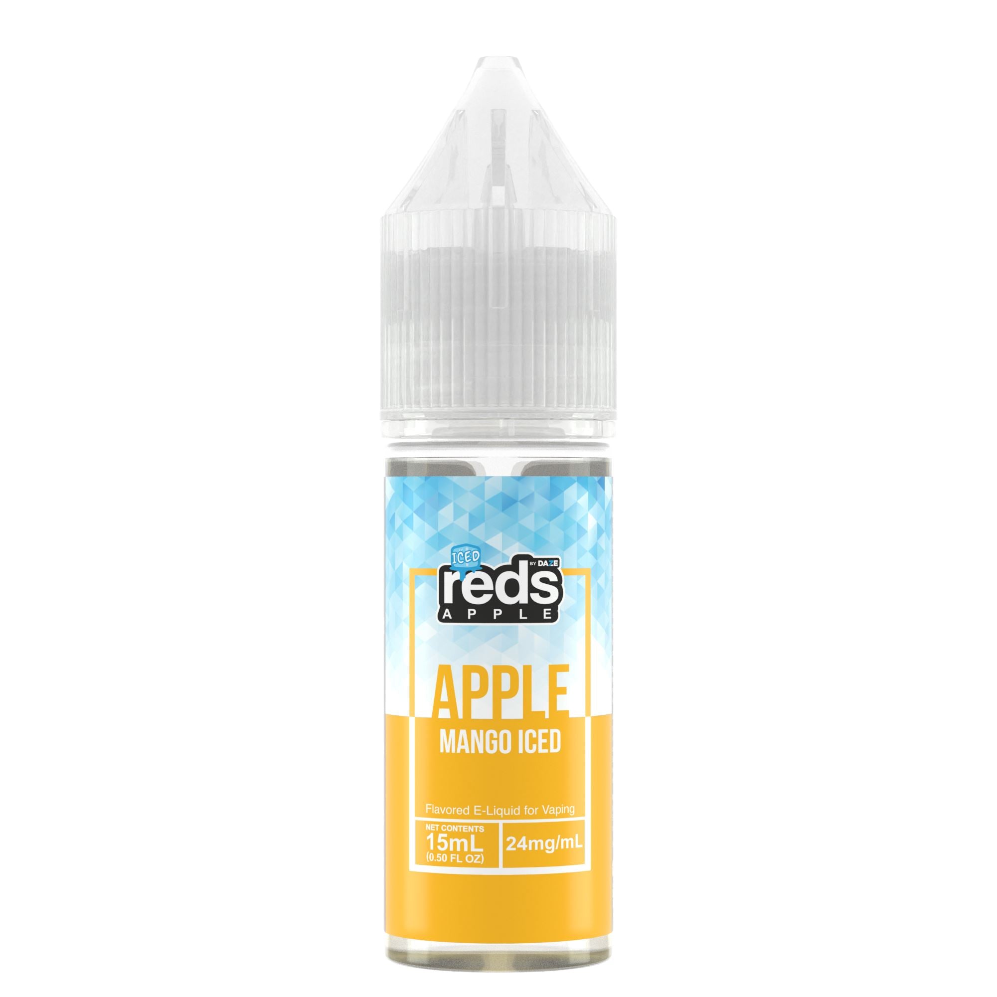 7Daze Reds Salt Series E-Liquid 15mL (Salt Nic) mango iced bottle