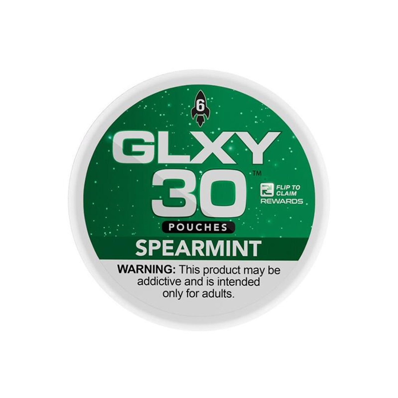 GLXY (DSPLY 5pc)(Nic Pouch)(30ct Can)(SAS) Spearmint