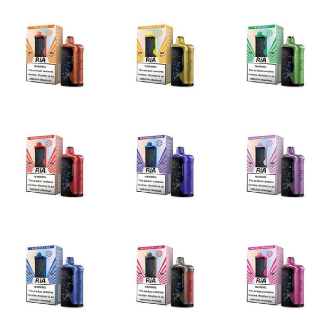 Geek Bar RIA NV30K Disposable Group Photo