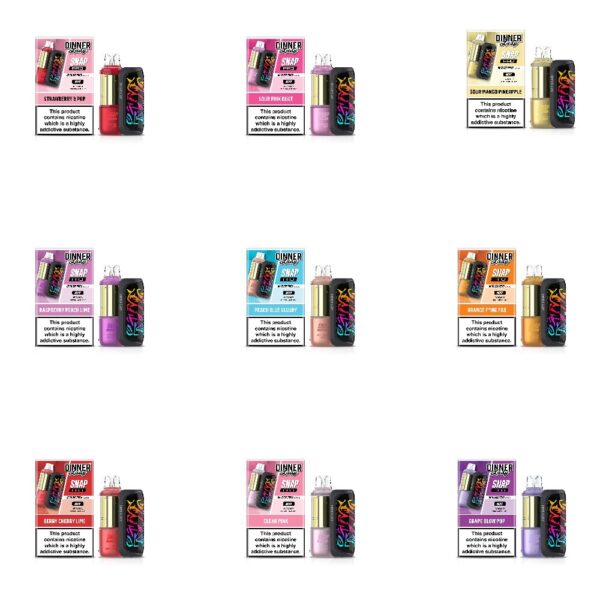 Dinner Lady Snap Pro 35K Disposable (Dispo + Power Dock) Group Photo