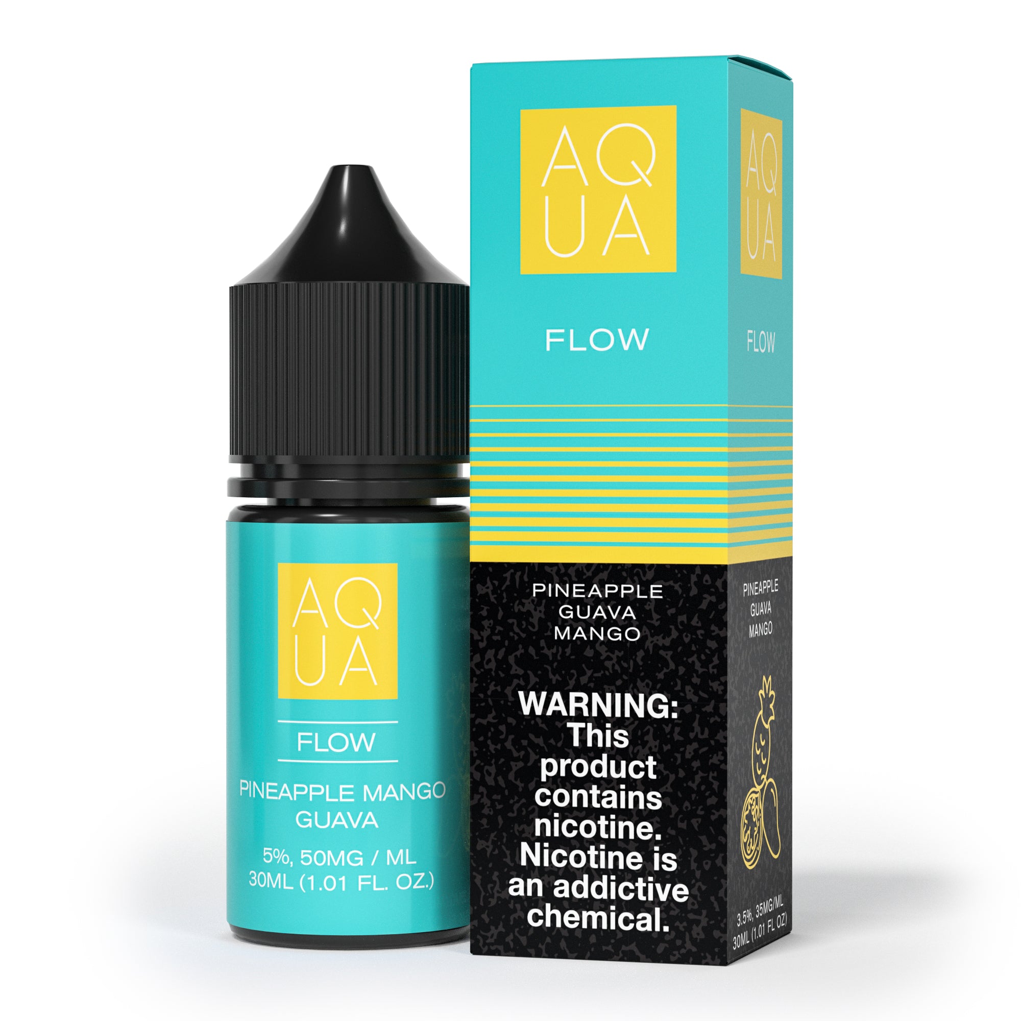Flow Aqua Salts 30mL Bottle with packaging