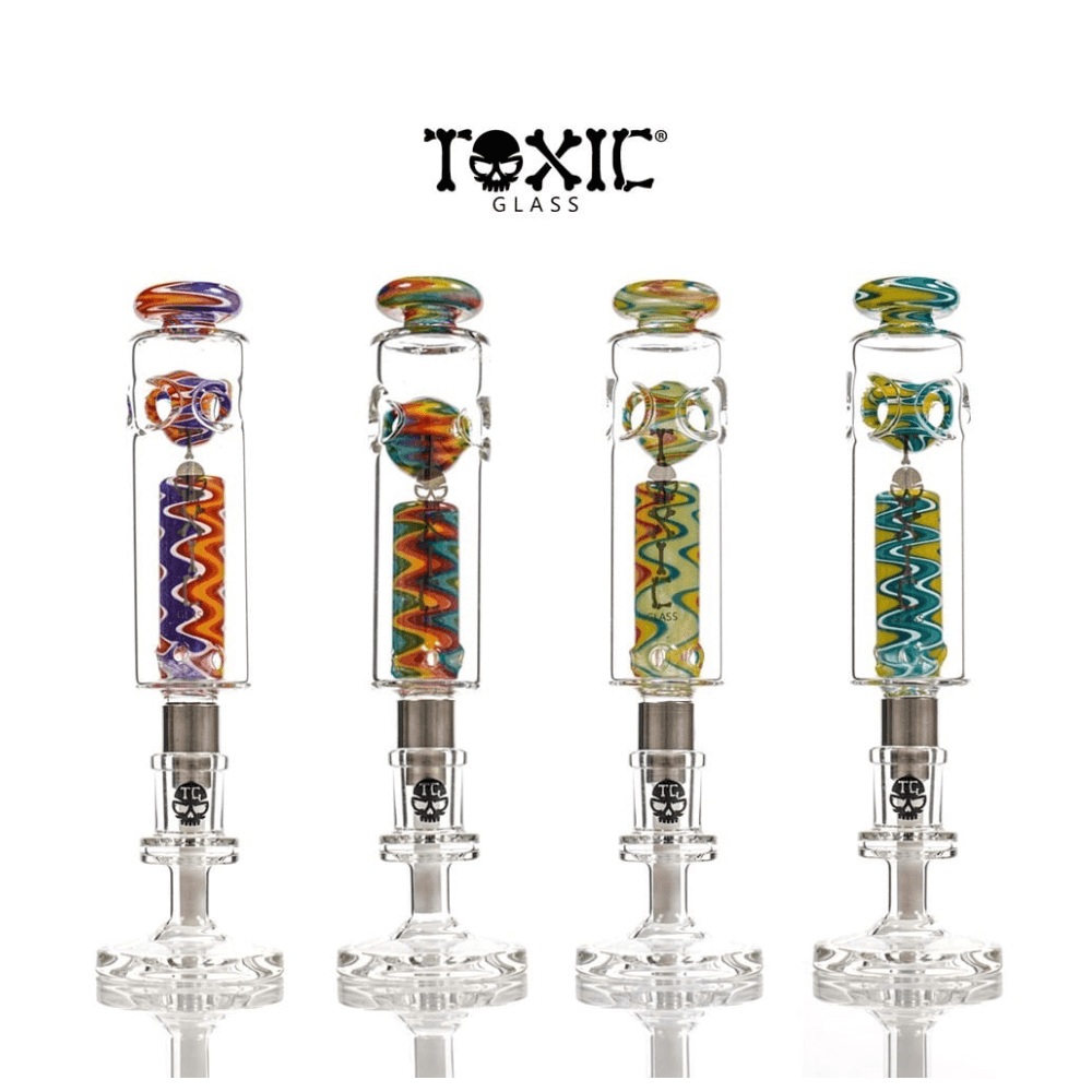 MKGlass (Nectar Collector) TXNC36 Toxic Spectrum Nectar Collector with Ceramic Screw Tip Group Image