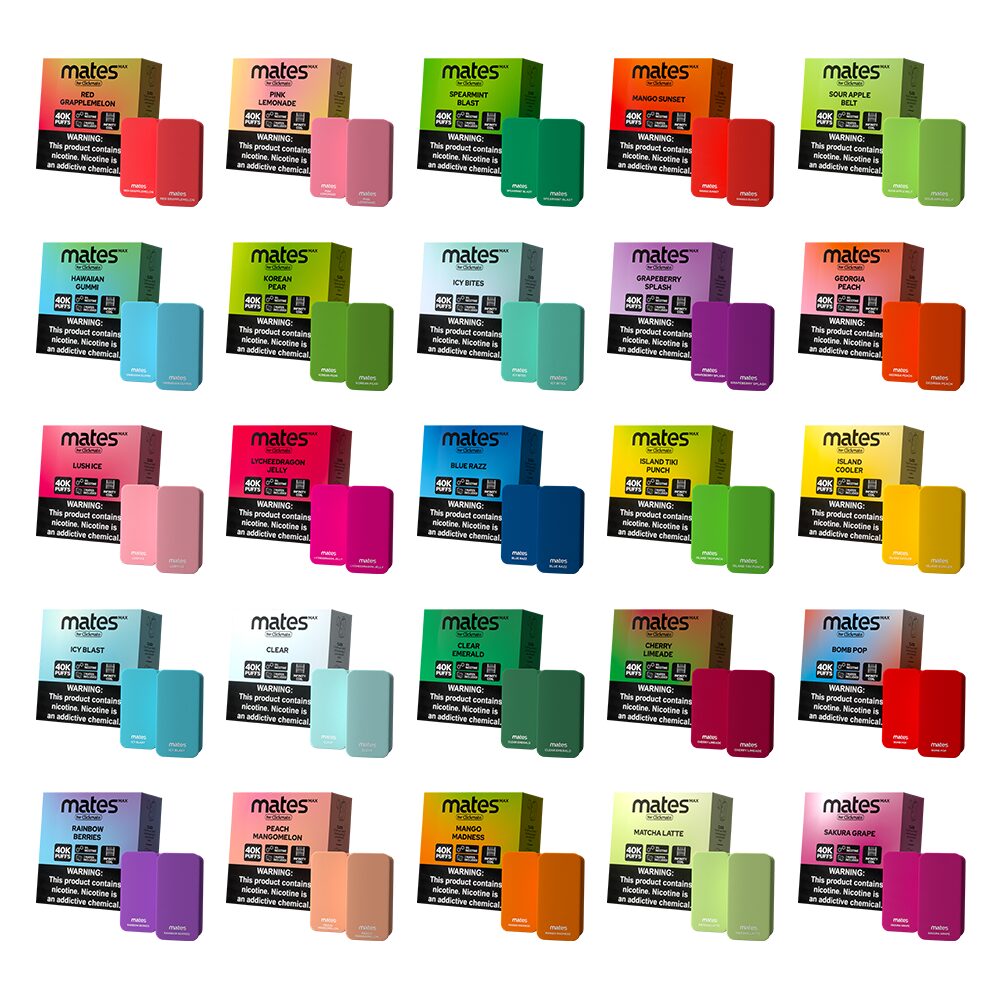 7Daze Clickmates 5% Prefilled Mates MAX (2-Pack) Group Photo
