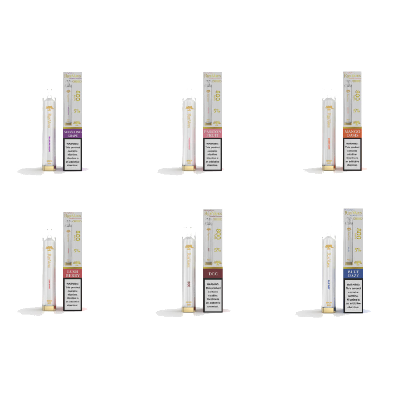 Ripe Vape Birch Disposable Group Photo