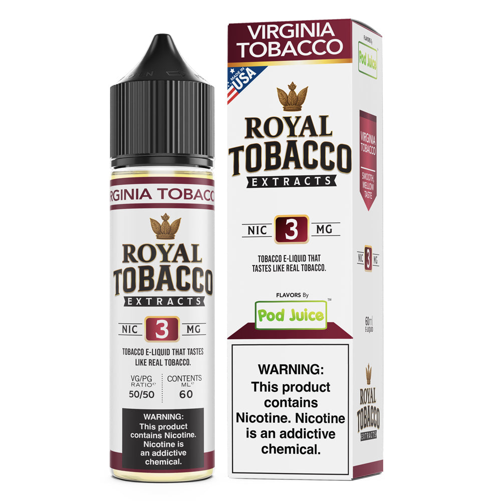 Virginia Tobacco Pod Juice x Royal Tobacco Extracts 60mL