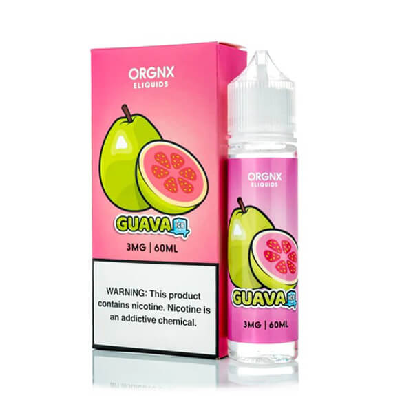 Guava Ice ORGNX TFN 60mL Bottle with packaging