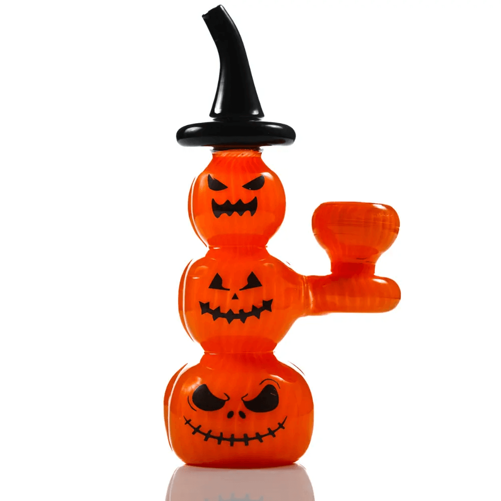 MKGlass TXH20 Toxic Pumpkin Bubbler | MKGlass TX104 Toxic Pumpkin Bubbler