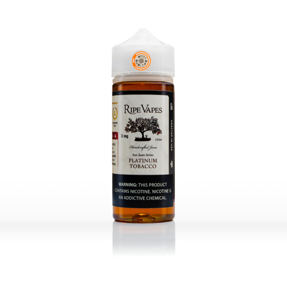 Platinum Tobacco Ripe Vapes 120mL Bottle