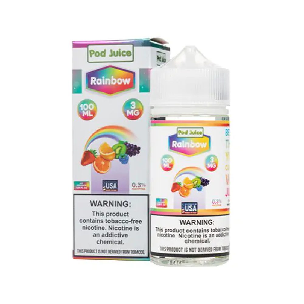 Juice Rainbow Pod Juice TFN 100mL Bottle