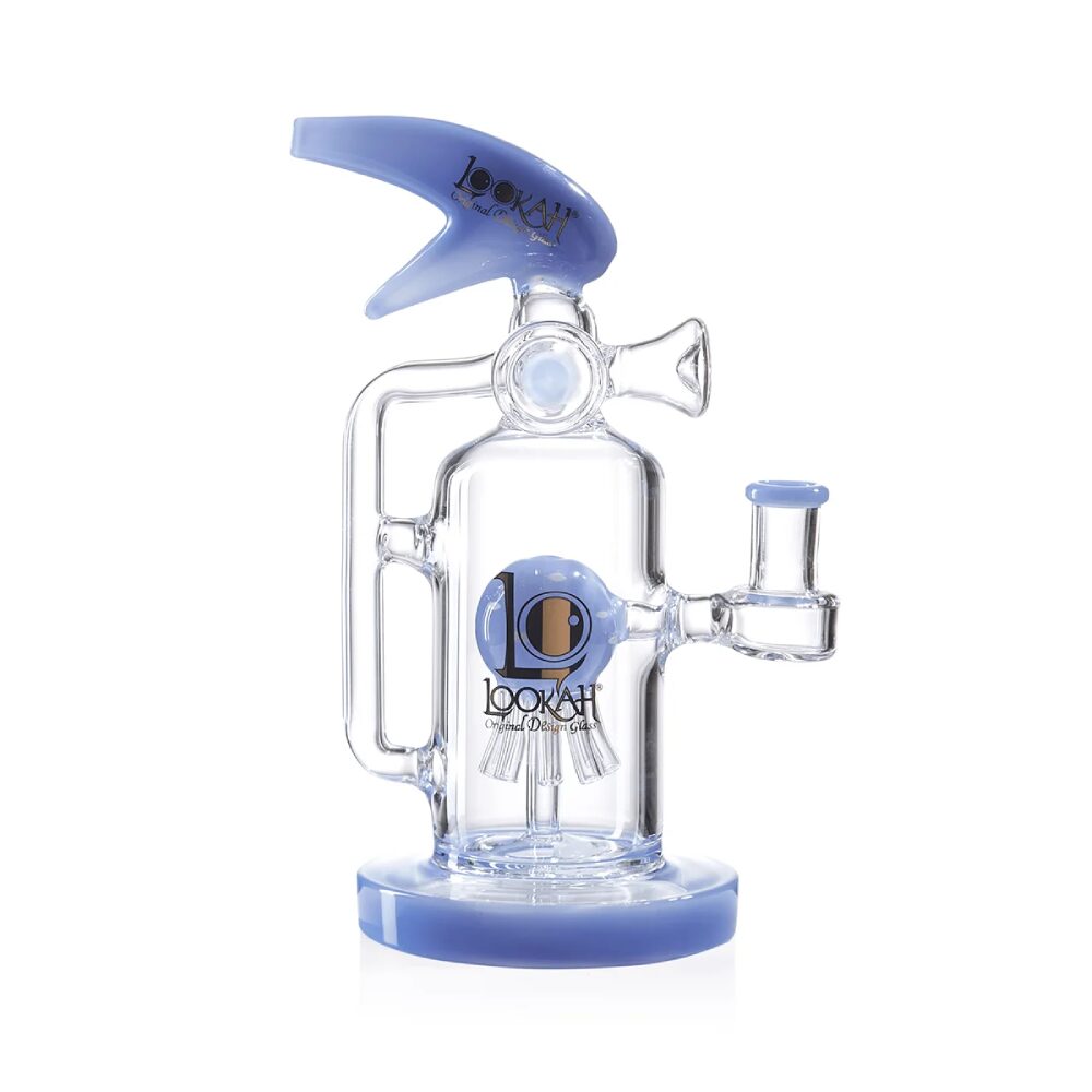 Lookah (Dab Rig) 9″ Cool Recycler Fire Extinguisher Water Pipe (WPC1004) Blue
