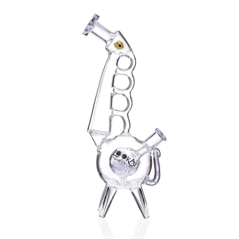 Lookah (Dab Rig) 13” Cool Recycler Giraffe Water Pipe Purple