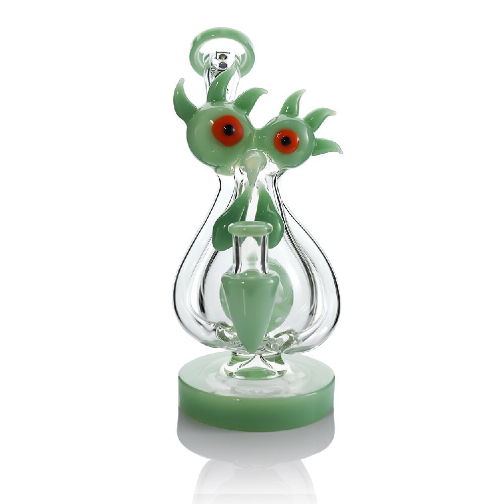 Lookah (Dab Rig) 9″ Cool Recycler Beast Water Pipe Green