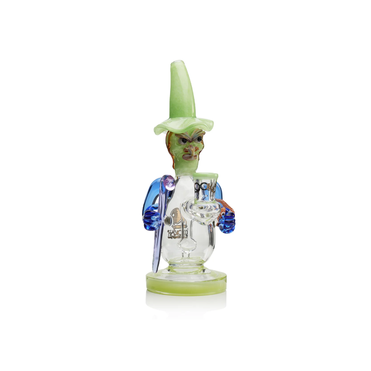 Lookah 12” Cool Mystic Wizard Dab Rig (WPC1220YL) Green