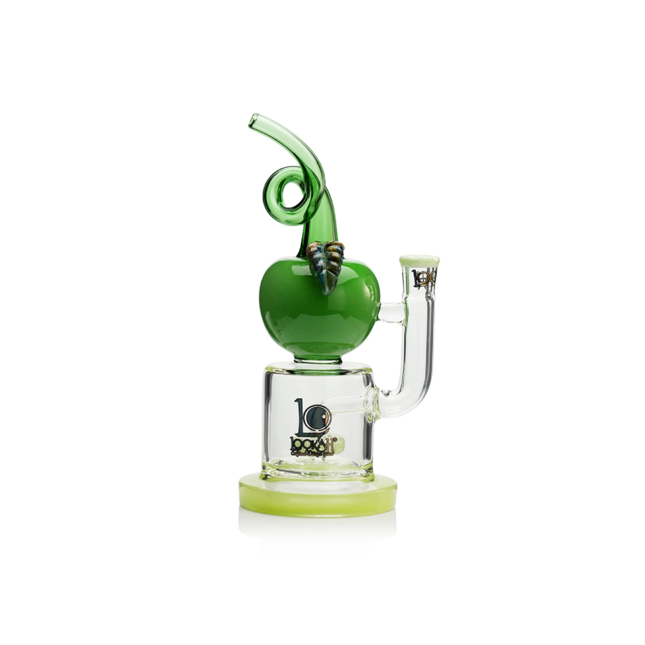 Lookah 9” Cute Apple Percolator Dab Rig (WPC1222YL) Green