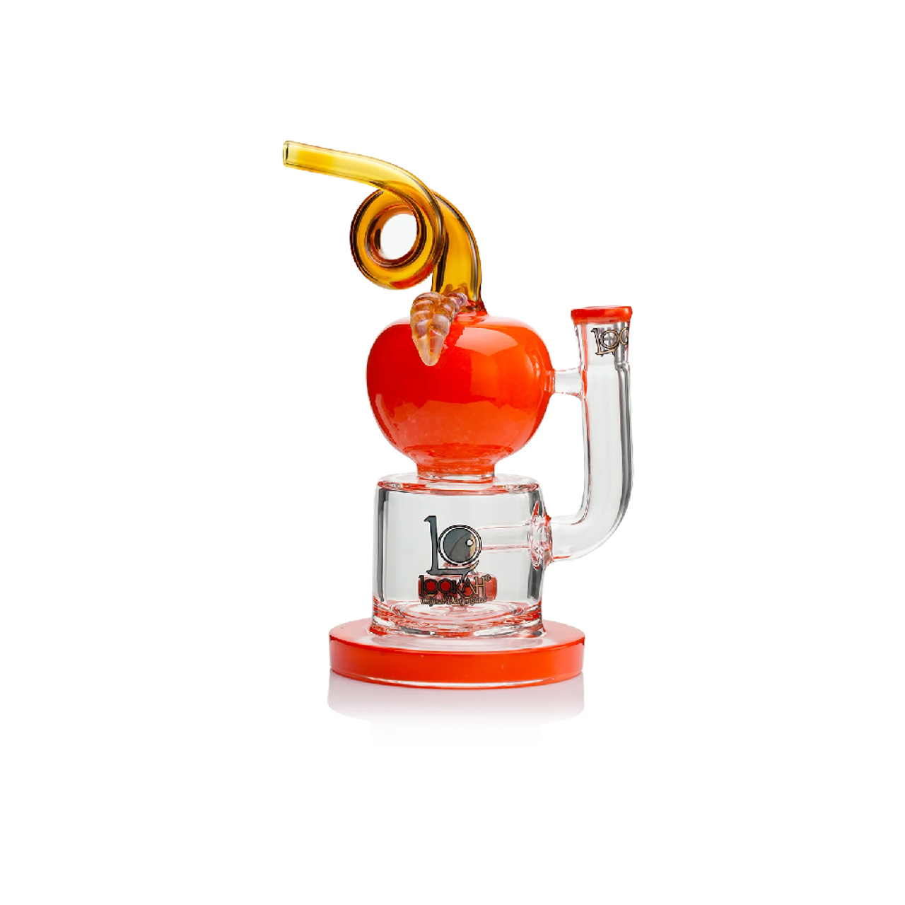 Lookah 9” Cute Apple Percolator Dab Rig (WPC1222YL) Orange