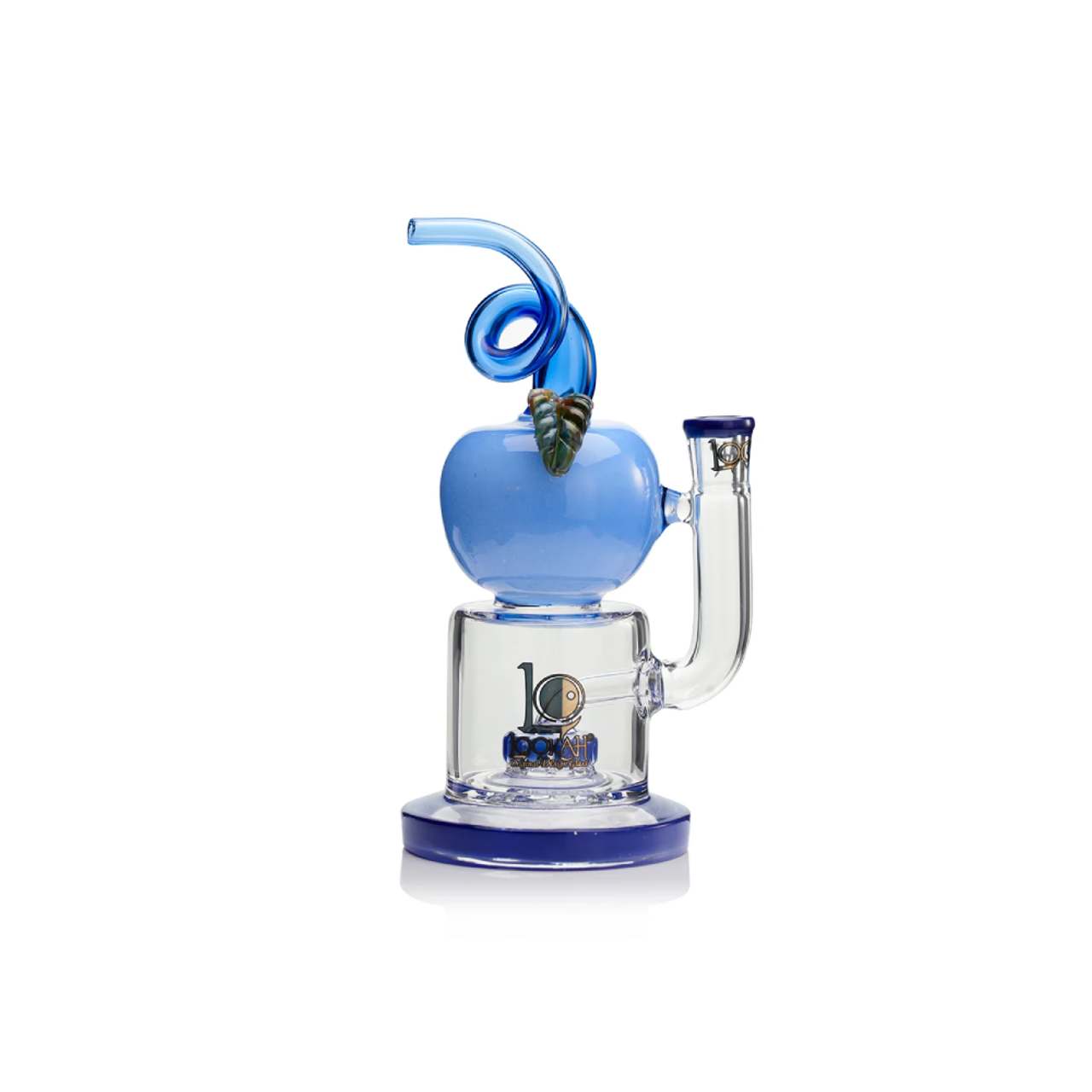 Lookah 9” Cute Apple Percolator Dab Rig (WPC1222YL) Water Blue