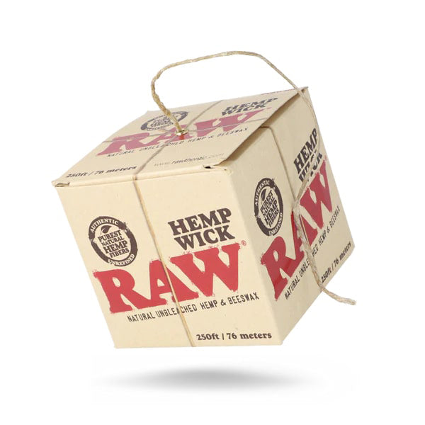 Raw* (Hemp Wick)(250ft/76m) packaging