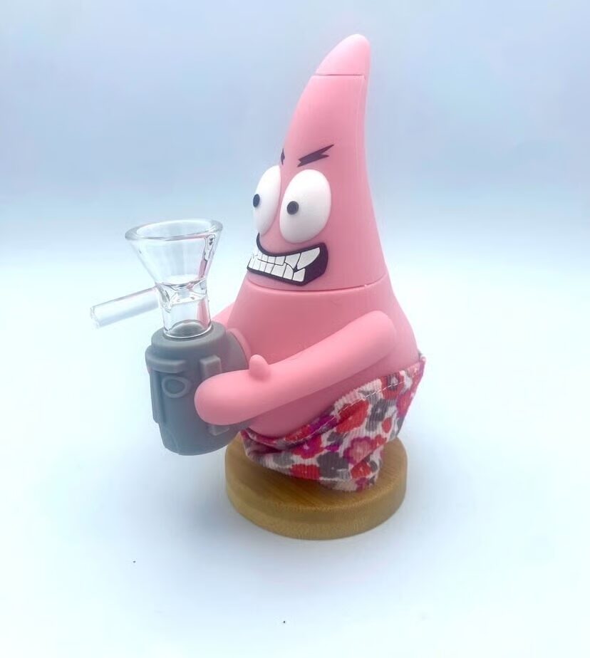 Non branded (Hand Pipe) SHP29 Patrick Star Silicone Hand Pipe (SAS)