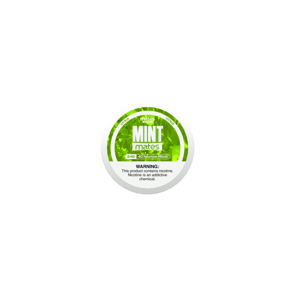 MintMates (DSPLY 5pc)(Nic Mints)(40ct Can)(SAS) Citrus