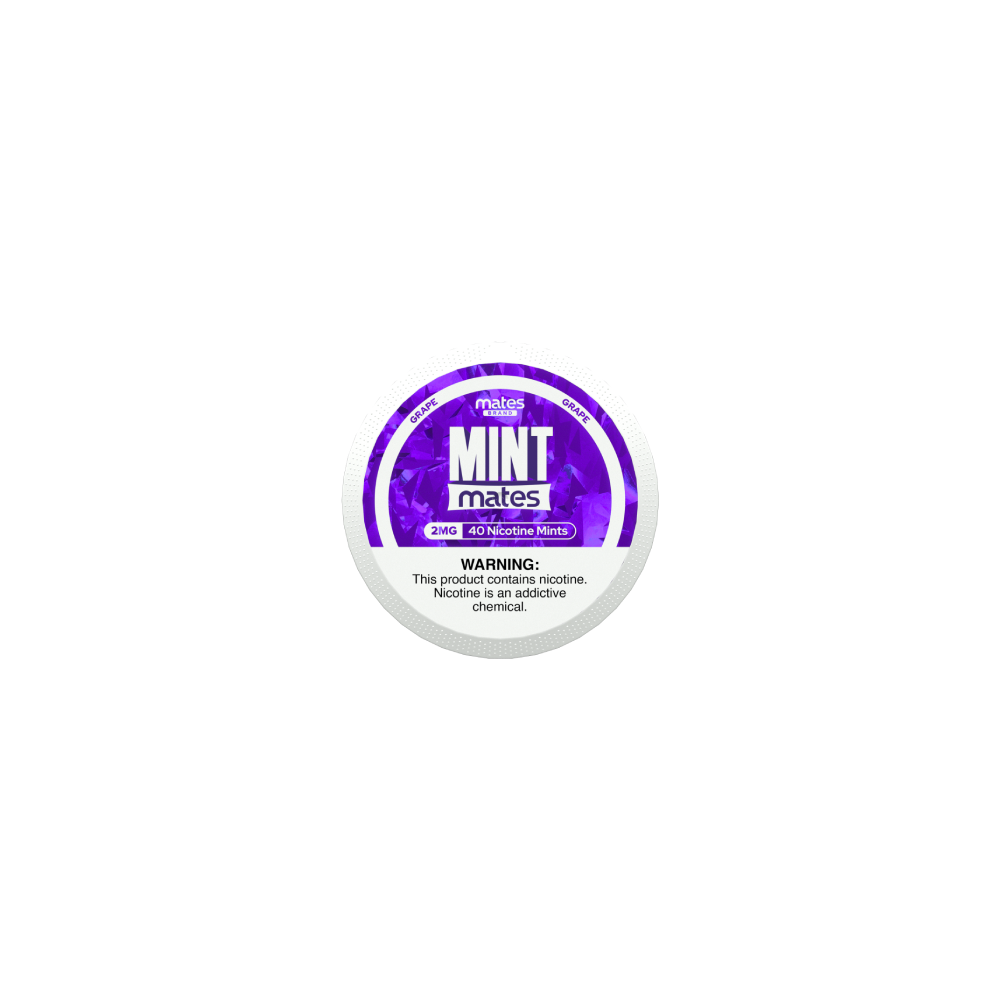 MintMates (DSPLY 5pc)(Nic Mints)(40ct Can)(SAS) Grape