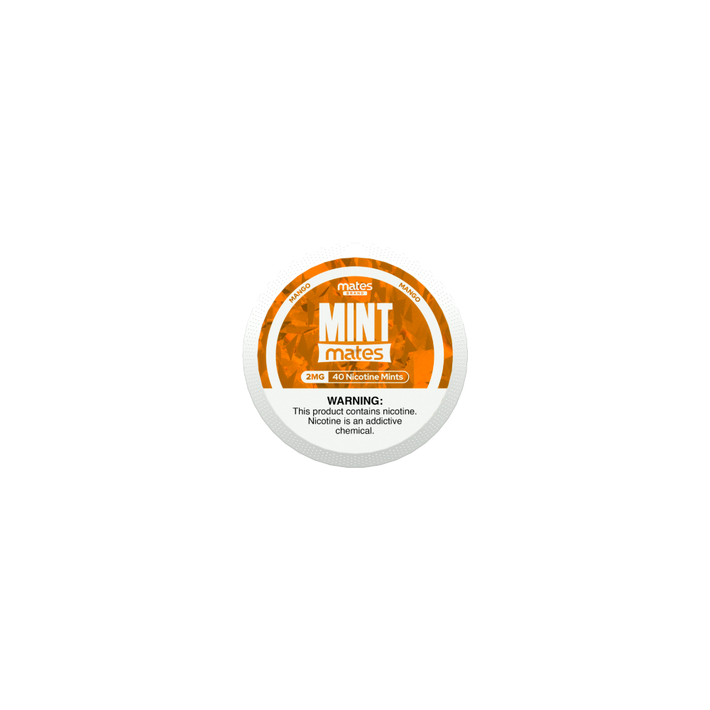 MintMates (DSPLY 5pc)(Nic Mints)(40ct Can)(SAS) Mango