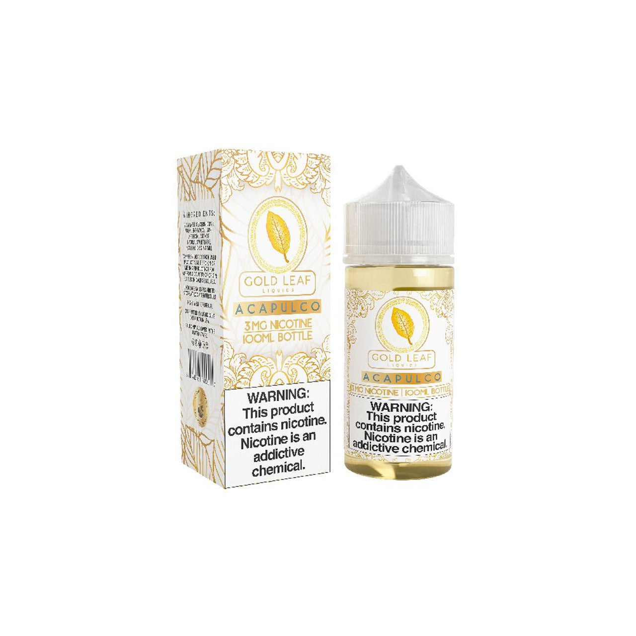 Acapulco Gold Leaf 100mL Bottle with packaging