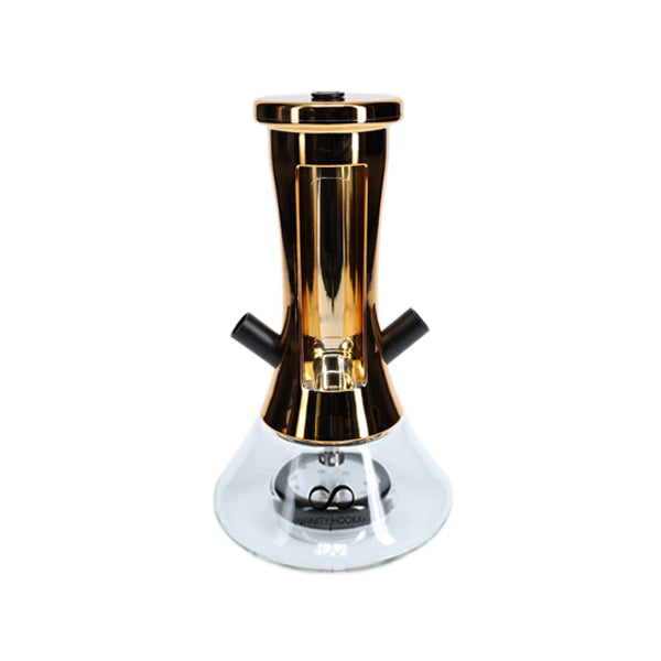 Dkhaan Infinity Portable Hookah Nest gold chrome