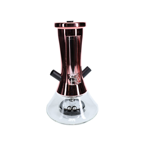 Dkhaan Infinity Portable Hookah Nest rose gold chrome