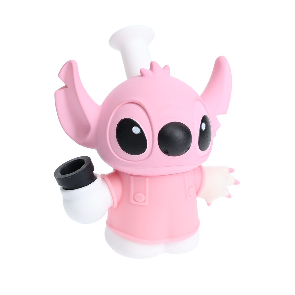 Non branded (Water Pipe) H378 Monster Character Silicone pink
