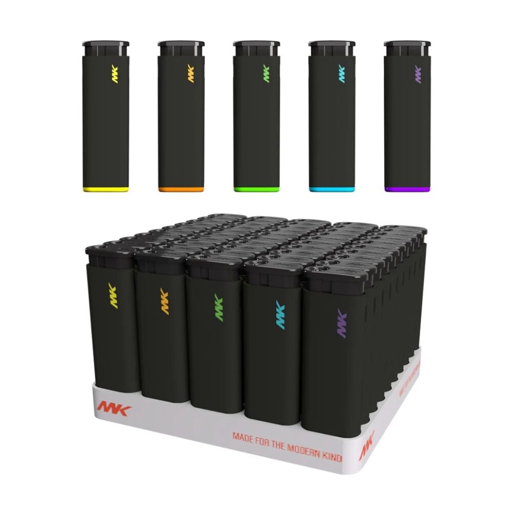 MK (DSPLY 50pc)(Lighter) Jet Black Pocket packaging