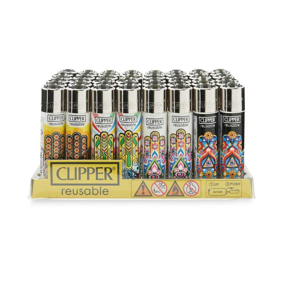 Clipper (DSPLY 48pc)(Lighter) CP11R Reusable Classic Large Mandala packaging