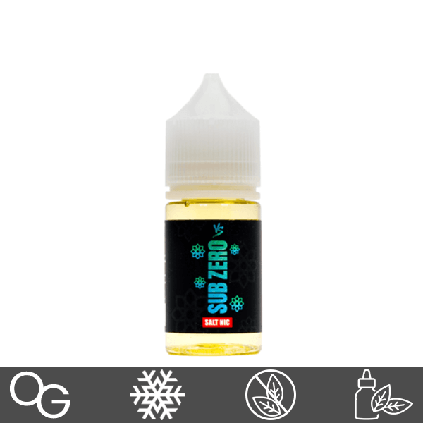 Zero Degrees - Subzero Salt Series E-Liquid 30mL - Salt Nic