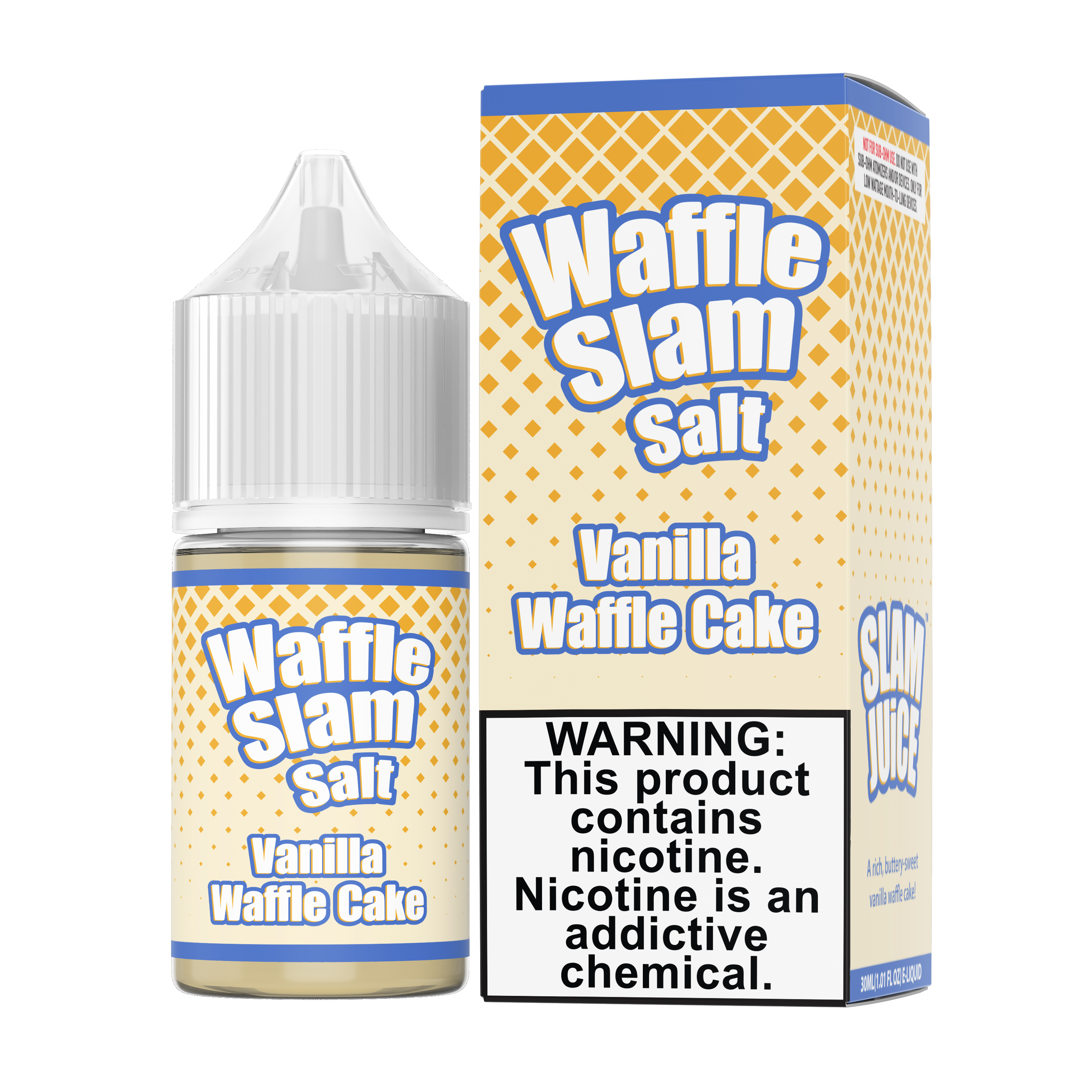 Waffle Slam Slam Juice Salts 30mL with packaging