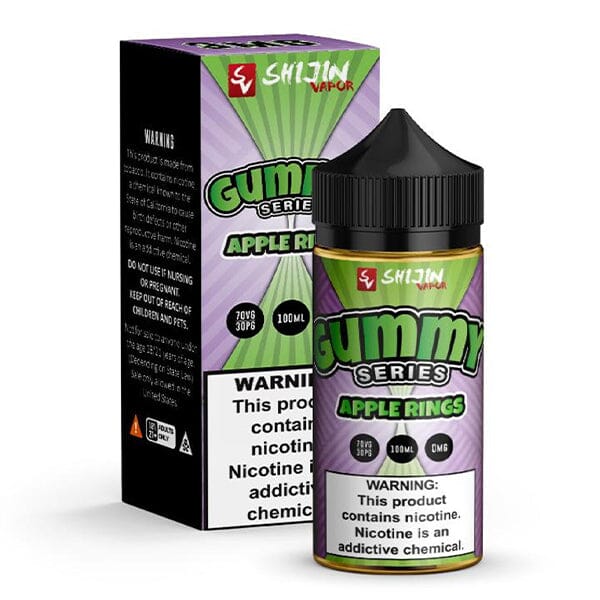 Apple Rings by Shijin Vapor Gummy Series E-Liquid 100ml with packaging