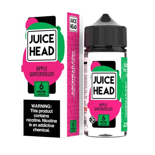 Apple Watermelon Freebase E-Juice by Juice Head 100mL with packaging