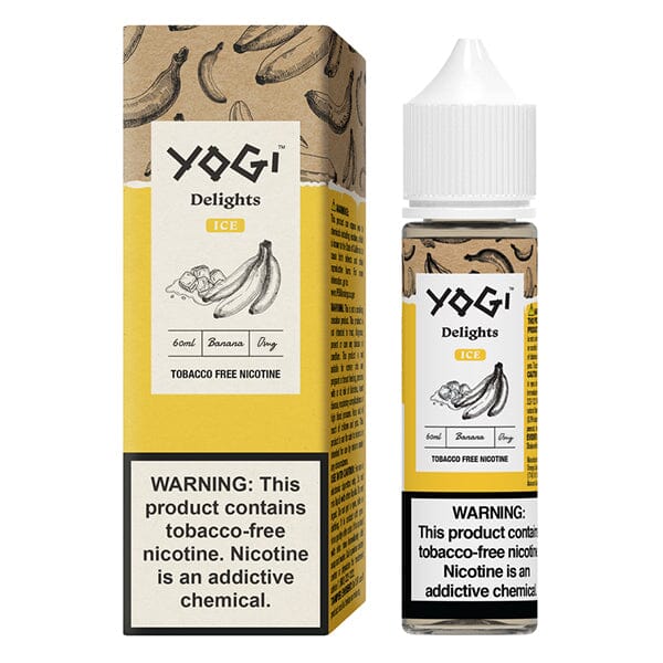 Banana Ice by Yogi Delights TFN 60ml with packaging