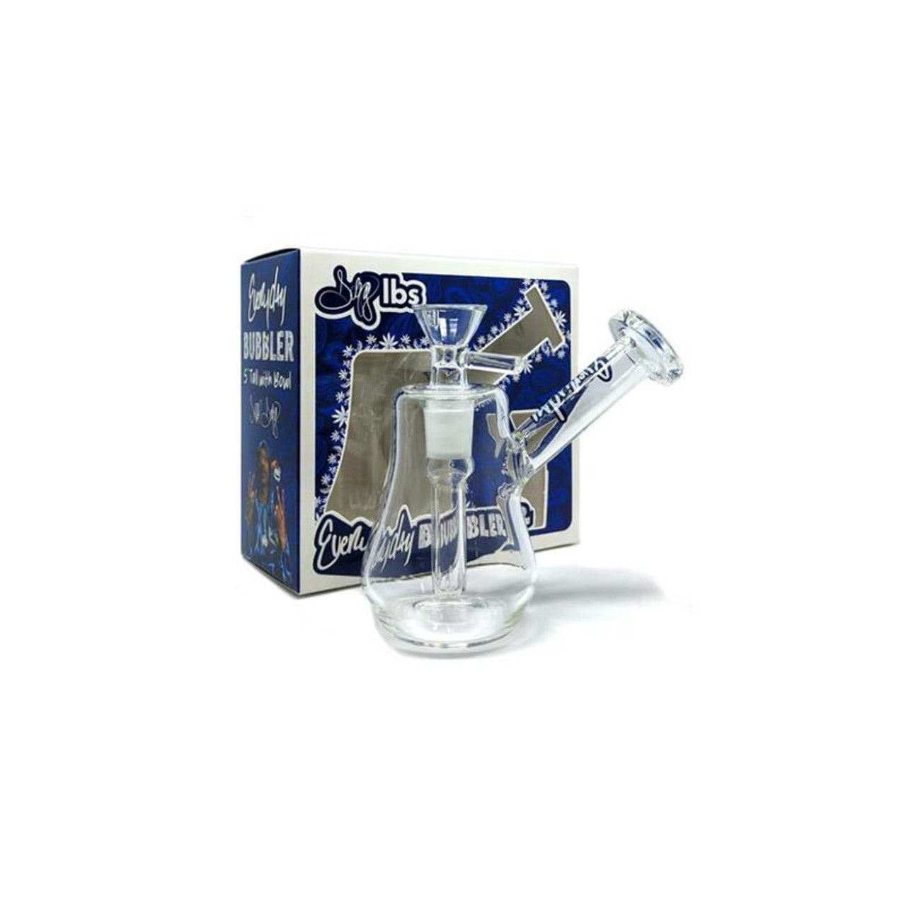 Dogg Lbs (Water Pipe) Everyday 5″ Bubbler Clear
