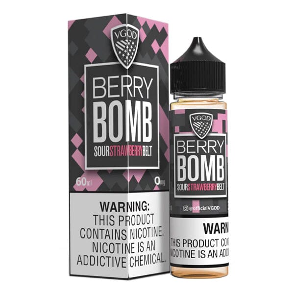 Berry Bomb By VGOD E-Liquid with packaging