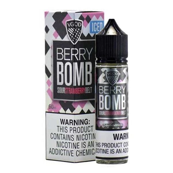 Berry Bomb Iced By VGOD E-Liquid with packaging