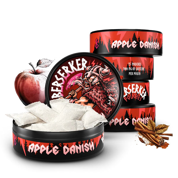 Berserker (Caffeine Pouch)(15pc Can)(5pc Display) apple danish