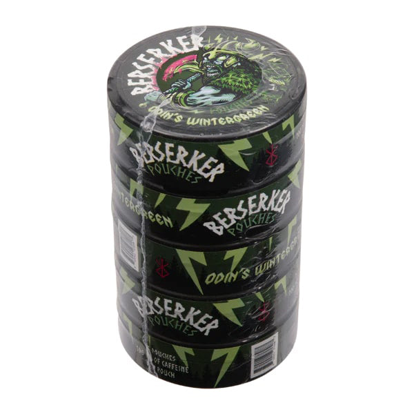 Berserker (Caffeine Pouch)(15pc Can)(5pc Display) odins wintergreen