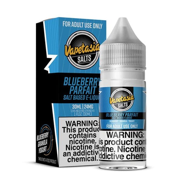 Blueberry Parfait by Vapetasia Salts 30ml with packaging